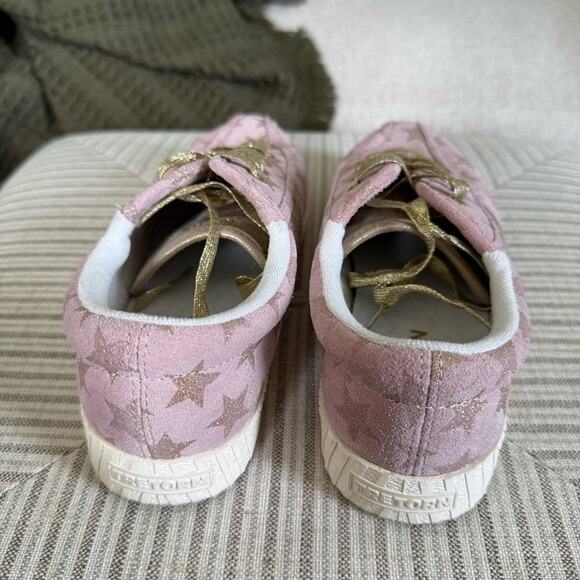 Tretorn Nylite 25 Pink Star Galaxy Sneakers - Picture 5 of 7